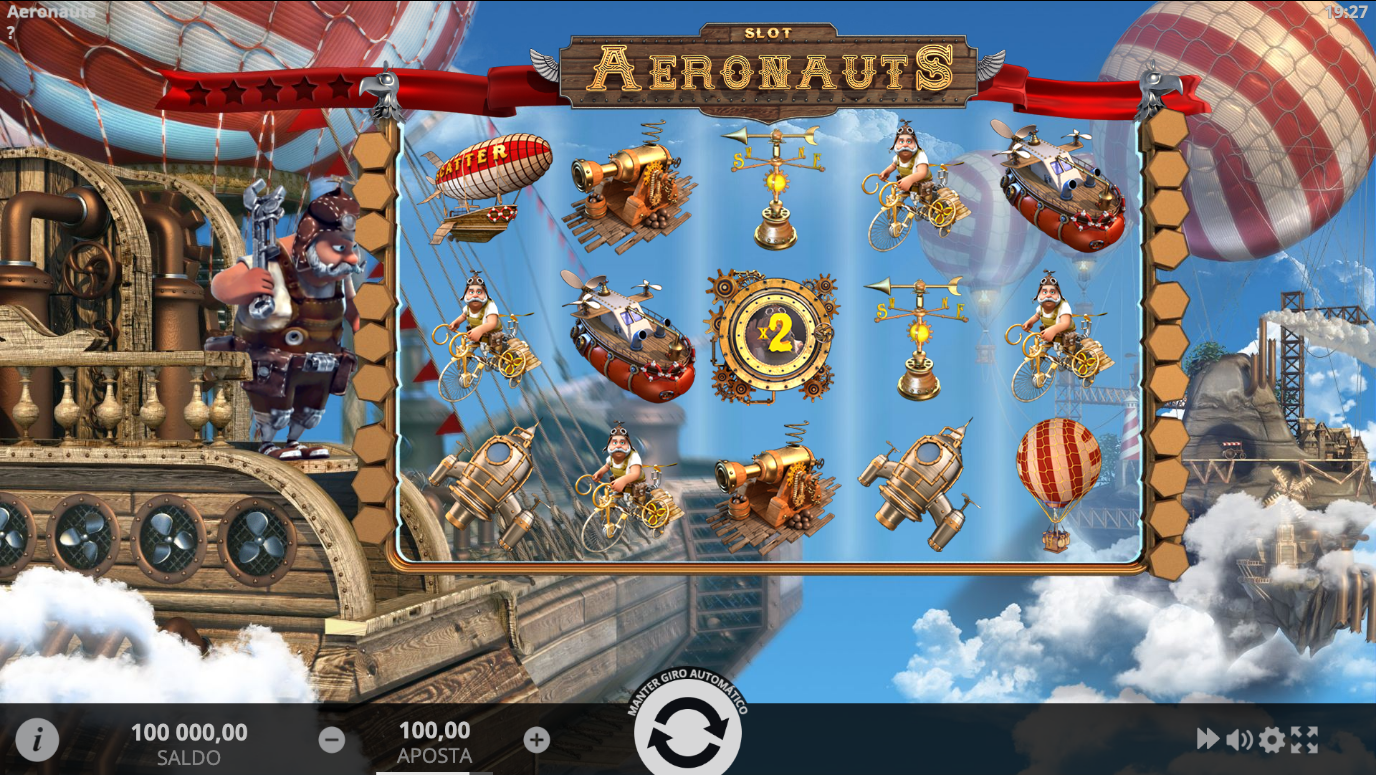 Game Aeronauts – Evoplay. Play for free