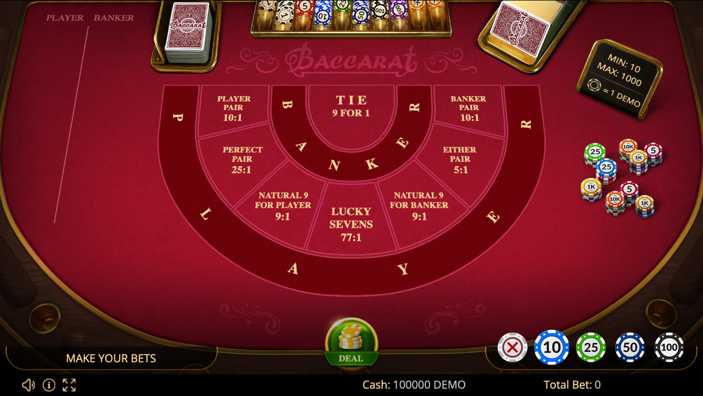 Game Baccarat 777 – Evoplay. Play for free