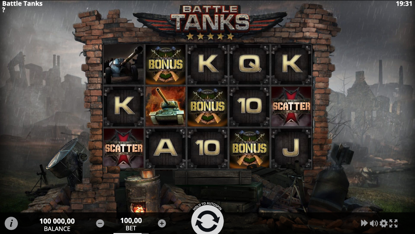 Game Battle Tanks – Evoplay. Play for free