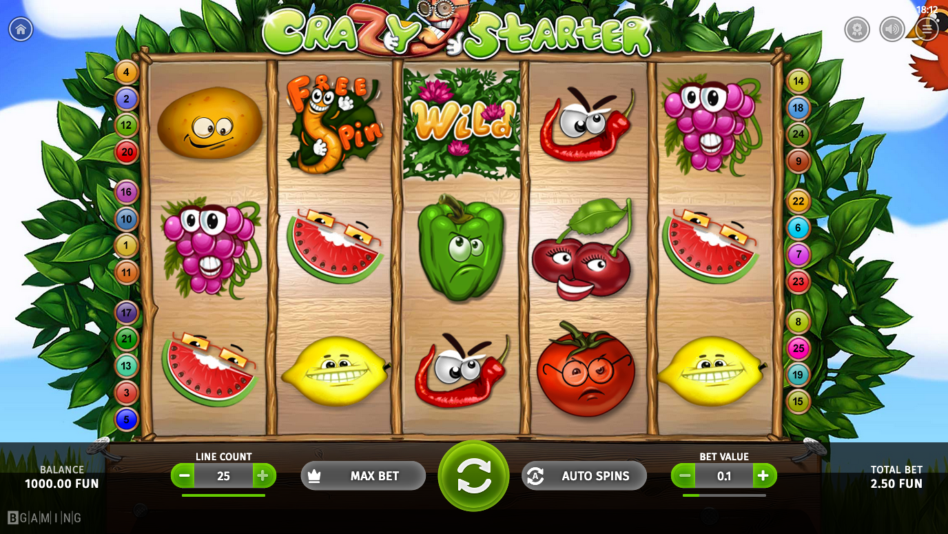 Game Crazy Starter – BGaming. Play for free