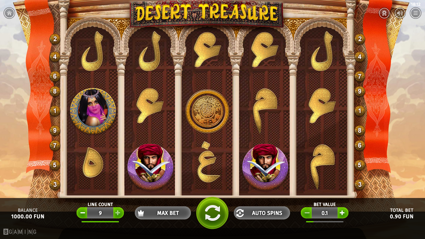 Game Desert Treasure — BGaming. Play for free