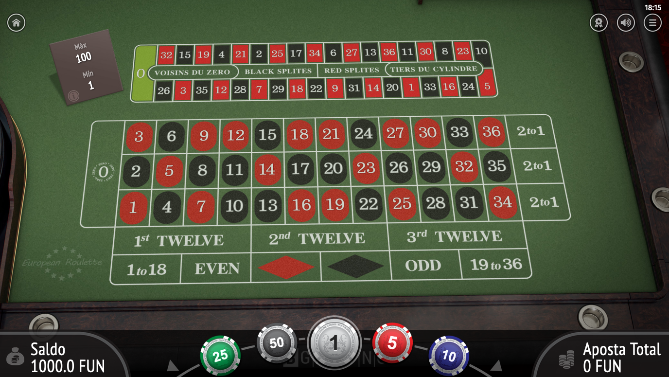 Game European Roulette – BGaming. Play for free