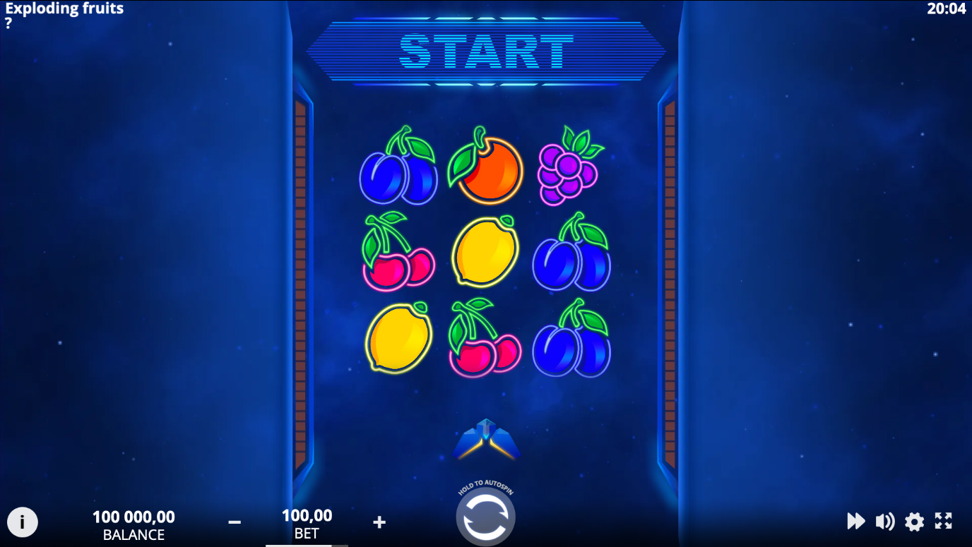 Game Exploding Fruits – Evoplay. Play for free