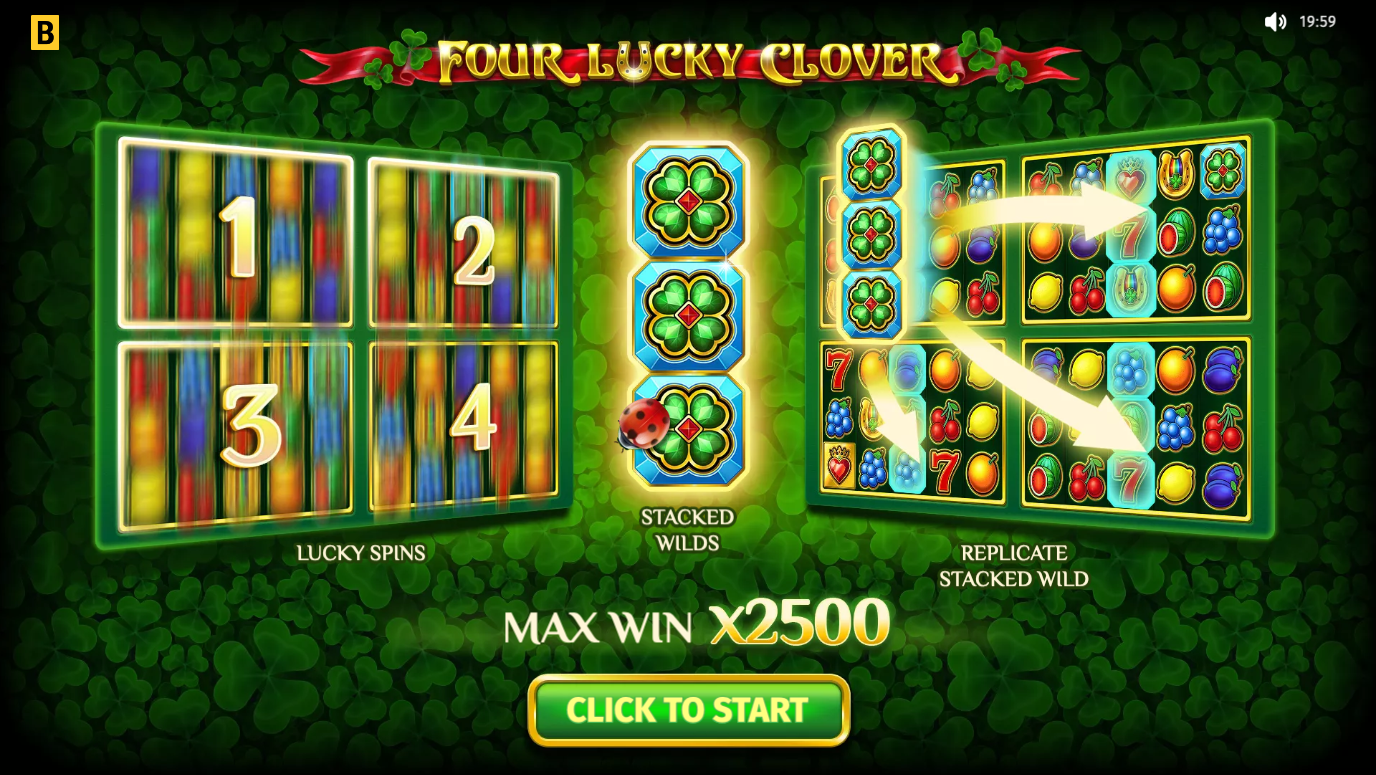 Game Four Lucky Clover — BGaming. Play for free