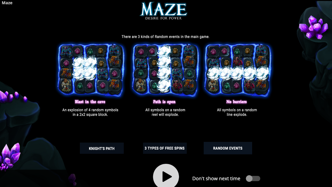 Game Maze – Evoplay. Play for free