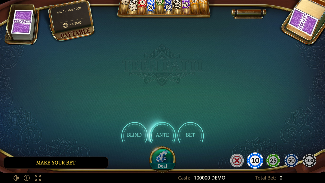 Game Poker Teen Patti — Evoplay. Play for free