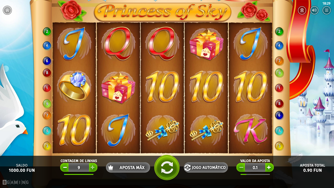 Game Princess of Sky — BGaming. Play for free