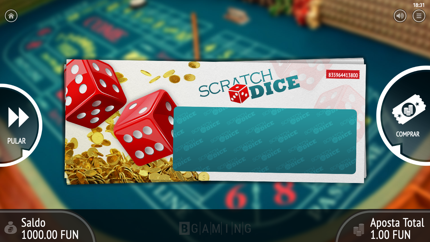 Game Scratch Dice — BGaming. Play for free