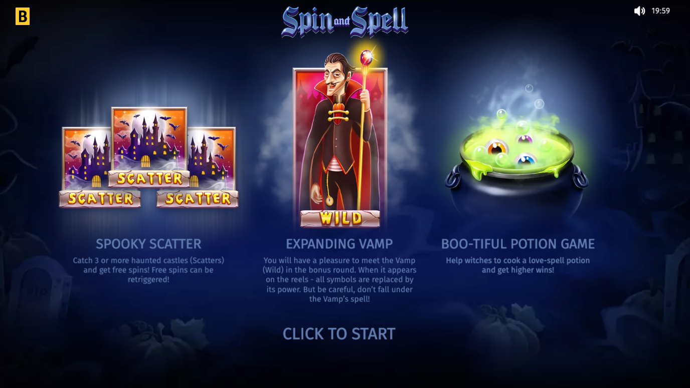 Game Spin and Spell – BGaming. Play for free